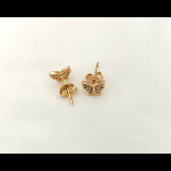 Tiny Stud Earrings - Picture 11 of 12